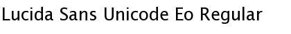 Download Lucida Sans Unicode Eo Font