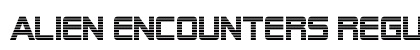 Alien Encounters Regular Font Alien Encounters Regular Font Preview