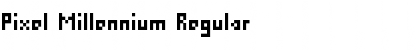Pixel Millennium Regular Font