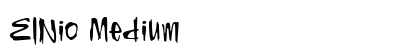 ElNio Medium Font ElNio Medium Font Preview