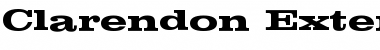 Clarendon Extended Bold Font