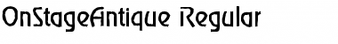 OnStageAntique Regular Font
