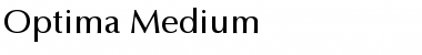 Optima Medium Font