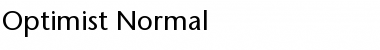 Optimist Normal Font