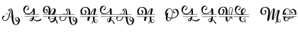 Albanian Olive Monogram 1 Regular Font
