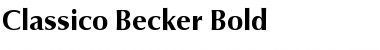 Download Classico Becker Font