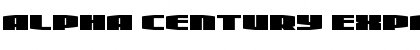 Alpha Century Expanded Regular Font