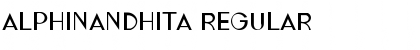 ALPHINANDHITA Regular Font