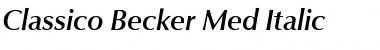 Download Classico Becker Med Font