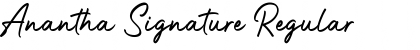Download Anantha Signature Font