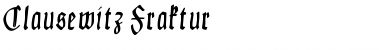 Download Clausewitz-Fraktur Font