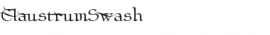 Download ClaustrumSwash Font