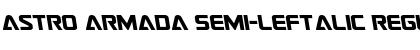 Download Astro Armada Semi-Leftalic Font