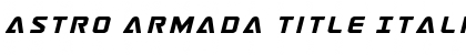 Download Astro Armada Title Italic Font