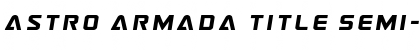 Download Astro Armada Title Semi-Italic Font