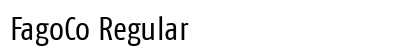 FagoCo Regular Font Preview FagoCo Regular Font Preview