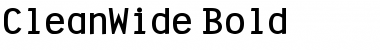 CleanWide Bold Font