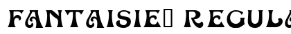 Fantaisie1 Regular Font Preview Fantaisie1 Regular Font Preview