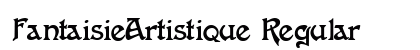 FantaisieArtistique Regular Font Preview FantaisieArtistique Regular Font Preview