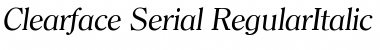 Clearface-Serial Font