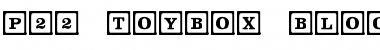 P22 ToyBox BlocksLine Regular Font