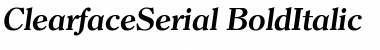Download ClearfaceSerial Font