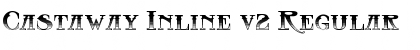Castaway Inline v2 Regular Font