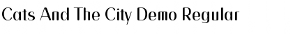 Cats And The City Demo Regular Font