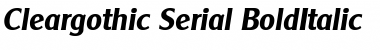 Download Cleargothic-Serial Font