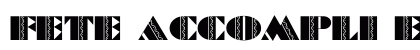 Fete Accompli Engraved Regular Font Preview Fete Accompli Engraved Regular Font Preview