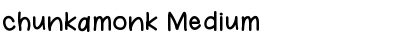 chunkamonk Medium Font