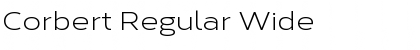 Corbert Regular Wide Font