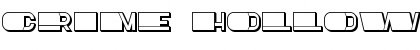 Download Crime Hollow Font