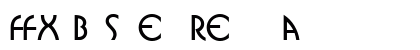 FFX Buster Regular Font FFX Buster Regular Font Preview