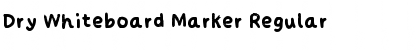 Download Dry Whiteboard Marker Font