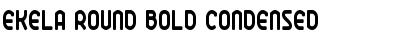 Ekela Round Bold Condensed Font