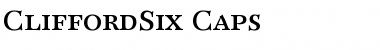 CliffordSix Regular Font