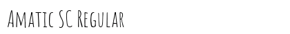 Amatic SC Regular Font Amatic SC Regular Font Preview