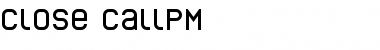 Close CallPM Font