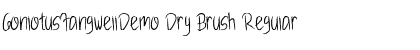 Download GonlotusFangwellDemo Dry Brush Font