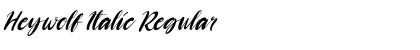 Download Heywolf Italic Font