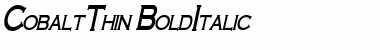 Download CobaltThin Font