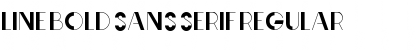 Download Line Bold Sans serif Font