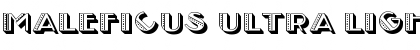 Download Maleficus Ultra Light Font
