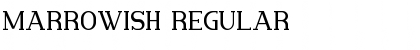 Marrowish Regular Font