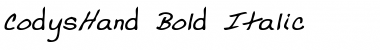 CodysHand Bold Italic