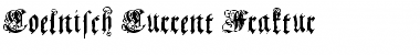 Coelnisch Current Fraktur Regular Font