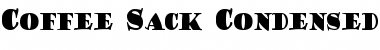 CoffeeSackCondensed Normal Font