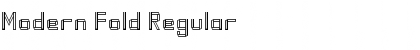 Modern Fold Regular Font