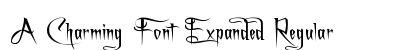 A Charming Font Expanded Regular Font A Charming Font Expanded Regular Font Preview